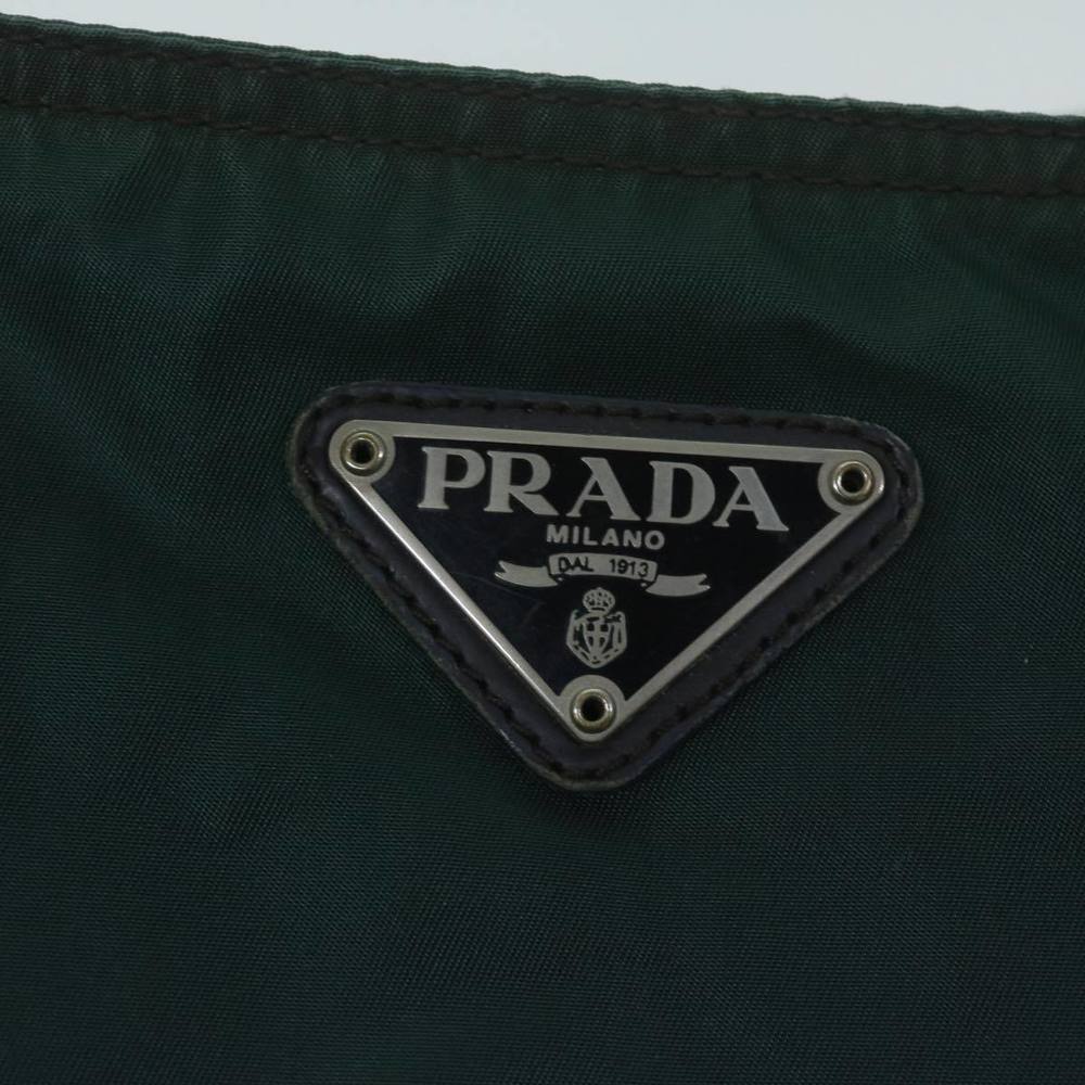 PRADA Tote Bag Nylon Green Auth ac2533 - Picture 14 of 16